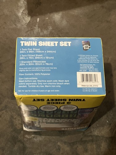 Fortnite twin sheet set - fortnite,