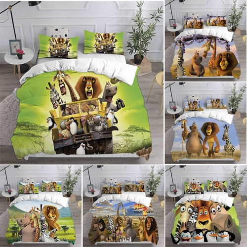 Madagascar animal duvet - madagascar,