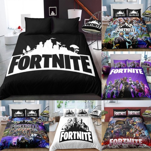 Kids fortnite bedding - 3d, set