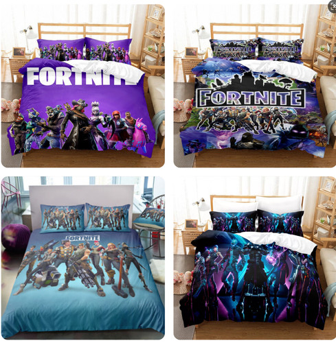 Kids fort nite duvet cover - fort-nite,